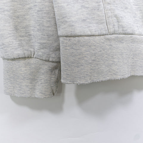 Blank Hoodie Sweatshirt Cross Over Neck