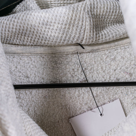Blank Hoodie Sweatshirt Cross Over Neck
