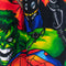 2002 Marvel Comics Short Sleeve Button Shirt Spiderman Wolverine Silver Surfer Hulk