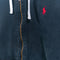 Polo Ralph Lauren Pony Zip Hoodie Sweatshirt Thrashed Sun Faded