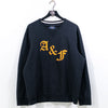 Abercrombie & Fitch Varsity Letter Sweatshirt Gothic