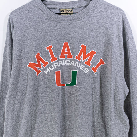 Russell Athletic University of Miami Long Sleeve T-Shirt
