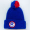 New York Giants Knit Hat Beanie Pom Pom