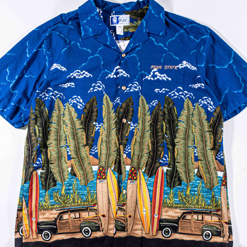 Style By RJC Penn State Hawaiian Shirt Surfboards Made in Hawaii