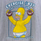 The Simpsons T-Shirt Homer Donut Curl 2002