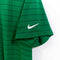 NIKE NFL New York Jets Polo Shirt Striped Dri Fit