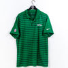 NIKE NFL New York Jets Polo Shirt Striped Dri Fit