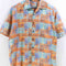 Arrow Weekenders Baroque Printed Short Sleeve Button Down Shirt