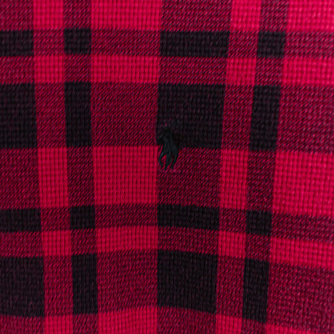 Polo Ralph Lauren Pony Buffalo Plaid Thermal Waffle Shirt