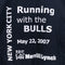 2007 Wall Street Run T-Shirt Merill Lynch Running With The Bulls Stocks Finance NYC