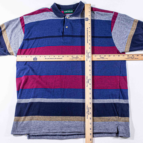 Campus Striped Polo Shirt Surf Skate