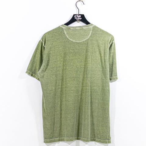 Old Navy Sun Faded Thrashed Henley T-Shirt Surf Skate
