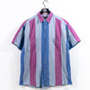 Striped Colorblock Denim Shirt Design Environment
