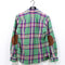 Polo Ralph Lauren Pony Plaid Flannel Shirt Elbow Patches