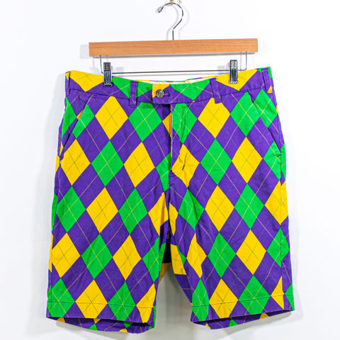 LoudMouth Argyle Golf Shorts