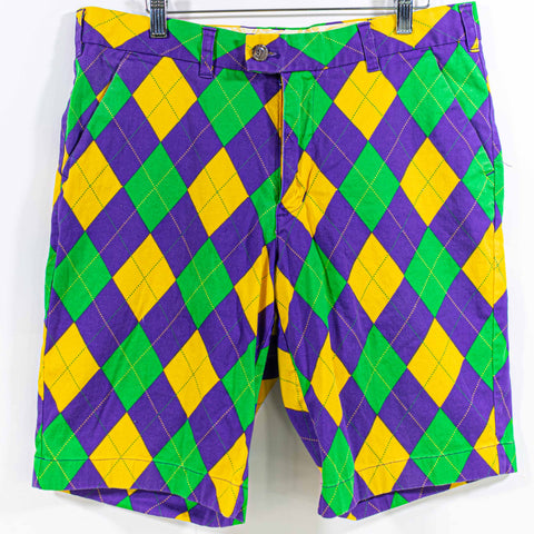 LoudMouth Argyle Golf Shorts