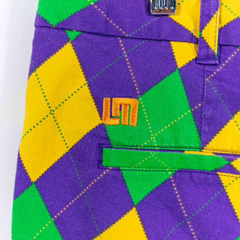 LoudMouth Argyle Golf Shorts