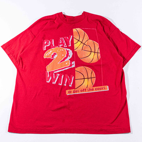 Basketball T-Shirt Play To Win Or Get Off The Court Freeze