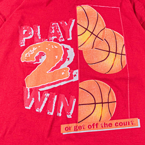 Basketball T-Shirt Play To Win Or Get Off The Court Freeze