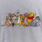 Mickey Inc Winnie The Pooh Tigger Eeyore T-Shirt Embroidered Disney