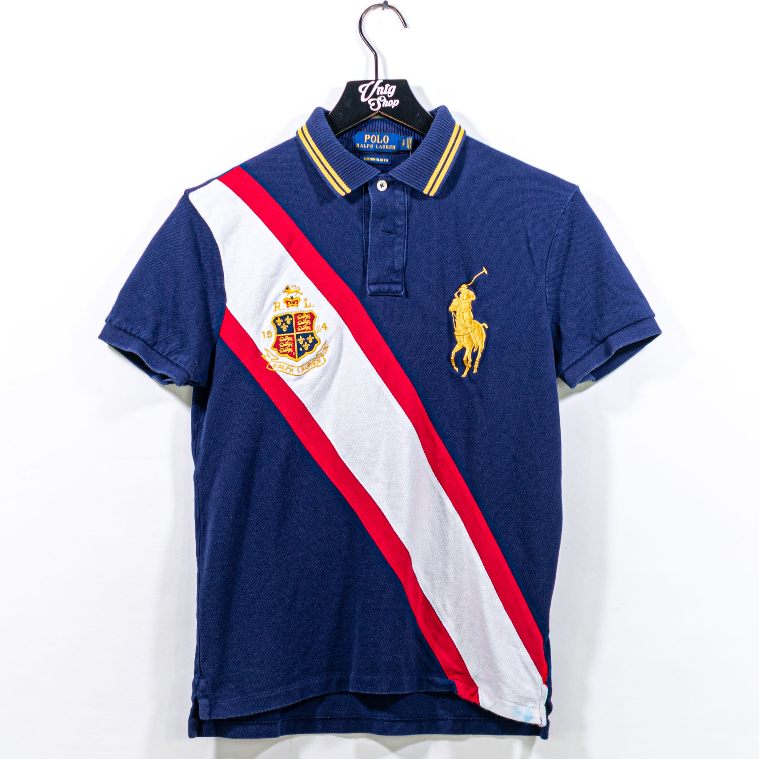 Polo Ralph Lauren Big Pony Crest RL hotsell Custom Slim Fit Shirt #3 Men’s L Rare NWT