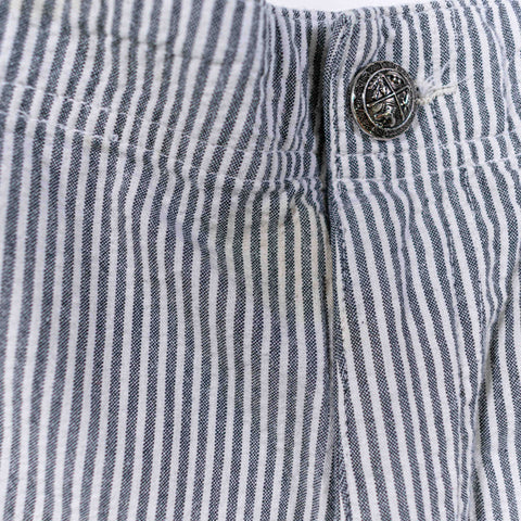 Rocawear Striped Cargo Shorts Baggy Hip Hop Seersucker