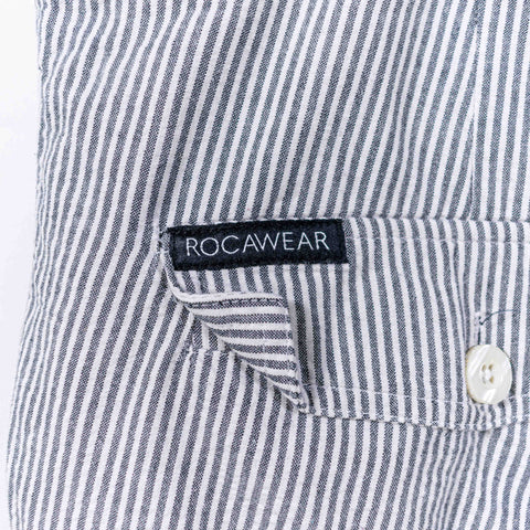 Rocawear Striped Cargo Shorts Baggy Hip Hop Seersucker