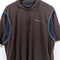 Nautica Competition 1/4 Zip Polo Shirt Spell Out Textured