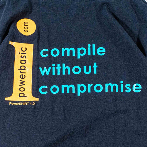 Power Basic 1.0 Software T-Shirt Computer Technology