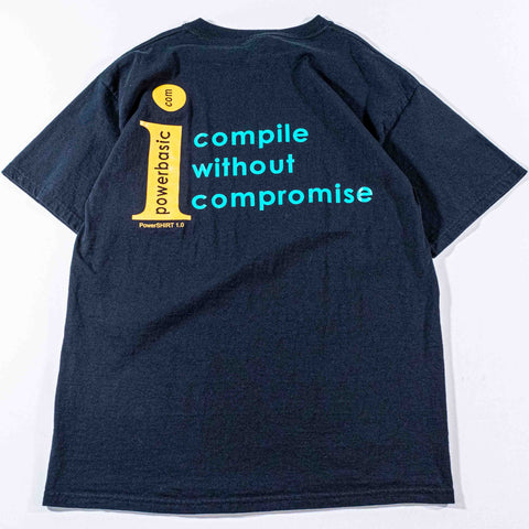 Power Basic 1.0 Software T-Shirt Computer Technology