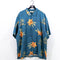 Tommy Bahama Island Rules Floral Hawaiian Shirt Silk Cotton Blend