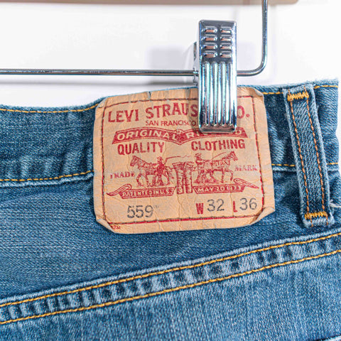 Levis 559 Relaxed Straight Jeans Skater Grunge