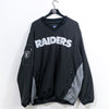 NFL Raiders Football Pullover Windbreaker