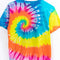 Spiral Tie Dye T-Shirt Hippie Grunge Fruit of The Loom