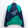 Reebok Windbreaker Jacket Spell Out Colorblock