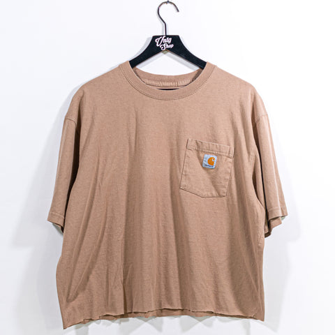 Carhartt Logo Pocket Cropped T-Shirt