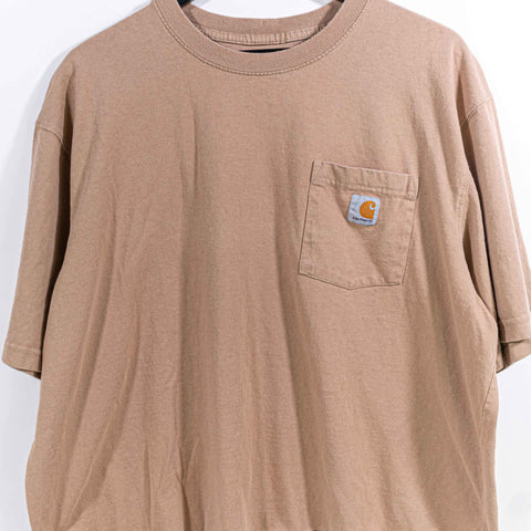 Carhartt Logo Pocket Cropped T-Shirt
