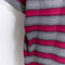 Striped Surf Skate T-Shirt Grunge