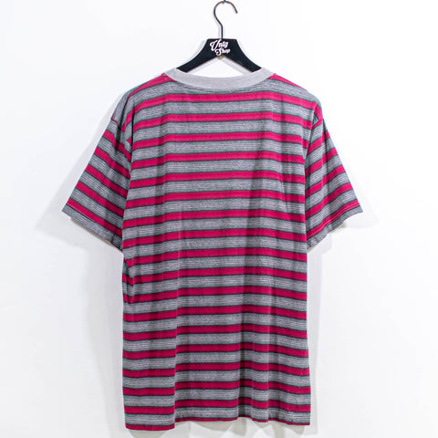 Striped Surf Skate T-Shirt Grunge