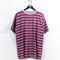 Striped Surf Skate T-Shirt Grunge