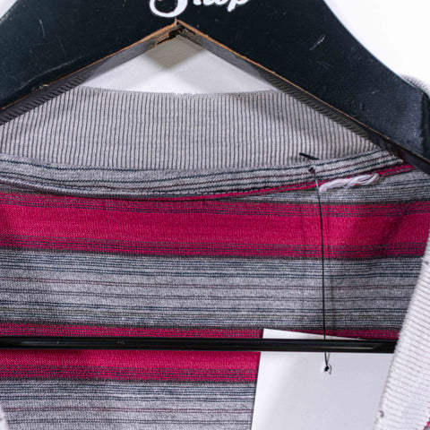 Striped Surf Skate T-Shirt Grunge