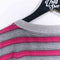Striped Surf Skate T-Shirt Grunge