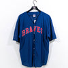 Logo 7 Atlanta Braves Mesh Baseball Jersey