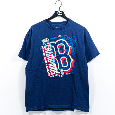 2013 Boston Red Sox T-Shirt American League Champions Majestic