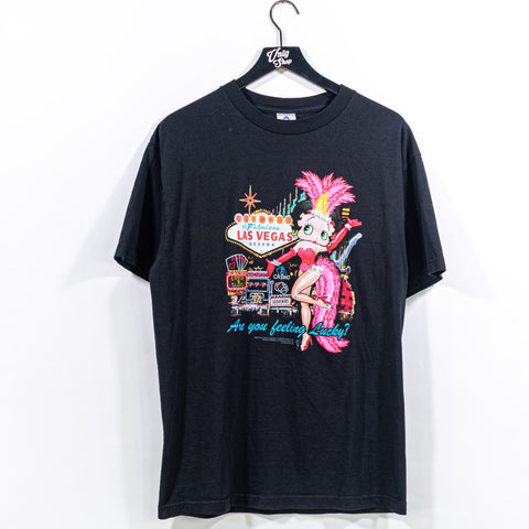 Betty Boop Las Vegas T-Shirt Are You Feeling Lucky 2005