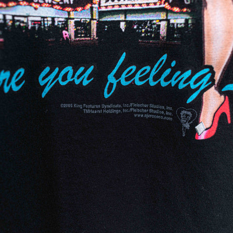 Betty Boop Las Vegas T-Shirt Are You Feeling Lucky 2005