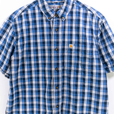 Carhartt Plaid Short Sleeve Button Shirt