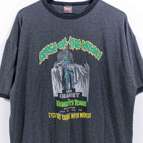 Lon Chaney Curse of The Mummy Ringer T-Shirt
