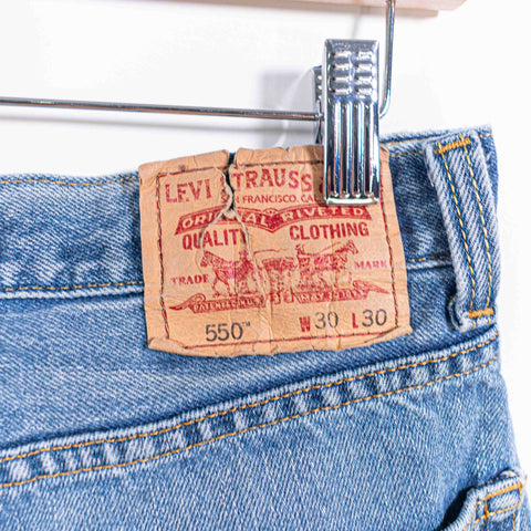 Levis 550 Relaxed Fit Cutoff Jean Shorts Jorts