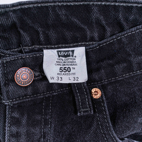 Levis 550 Relaxed Fit Jeans Skater Grunge